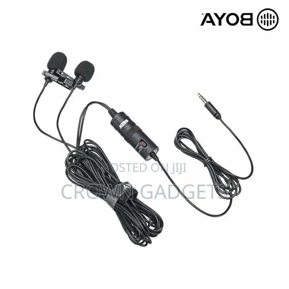 High Tech Boya by-M1dm Dual Lavalier Universal Microphone