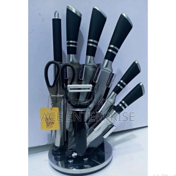 9pcs Kitchen Chefs Knive Set - main view