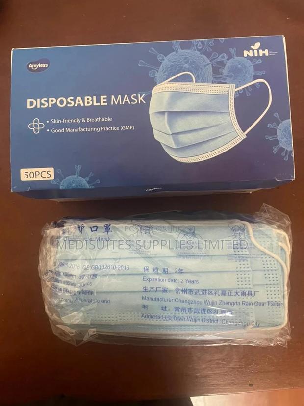 Surgical Mask 3 Ply Blue - main view