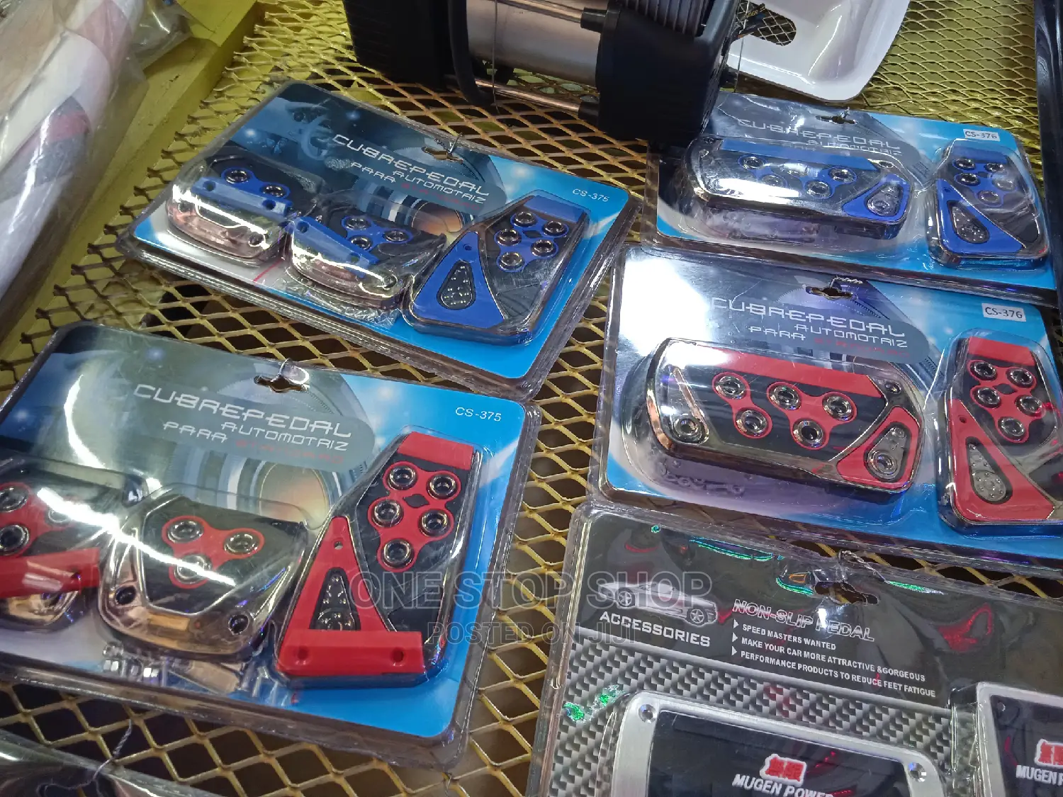 Colored Manual and Automation Pedal Non Slip Covers