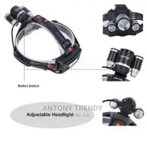 Hight Power Headlamp 3x Cree T6 (Silver)