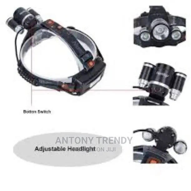 Hight Power Headlamp 3x Cree T6 (Silver)