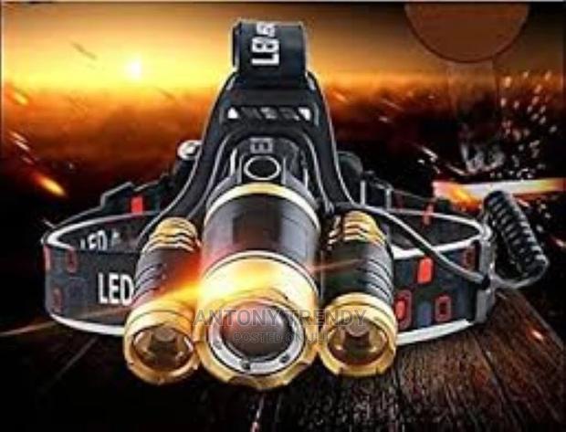 T RJ-3000 Headlamp 3x CREE XML T6 LED Headlight Tactic Head
