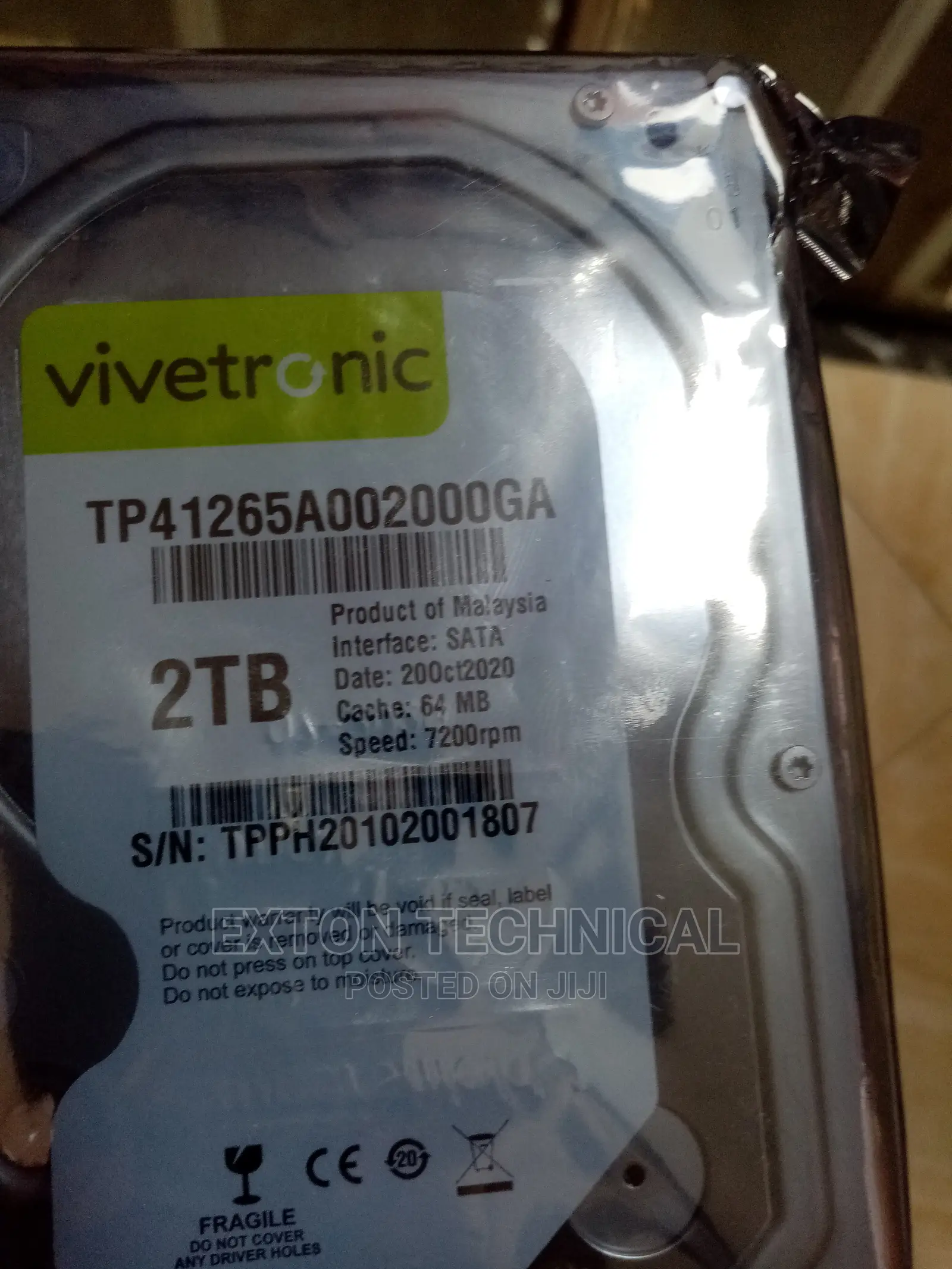 Vivetronic Hardisk 2tb