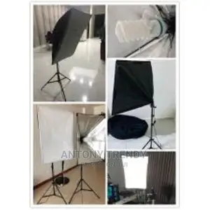 2 PCS E27 LED Photo Studio Camera Lighting Equipment 2 Softb