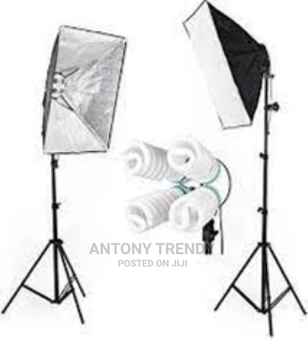 Photo Studio Softbox 4 Socket E27 Bulb Holder 50x70cm