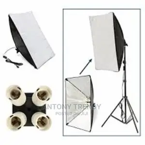 Studio Photo E27 Softbox 4 Socket 50x70cm - The Boring Softb