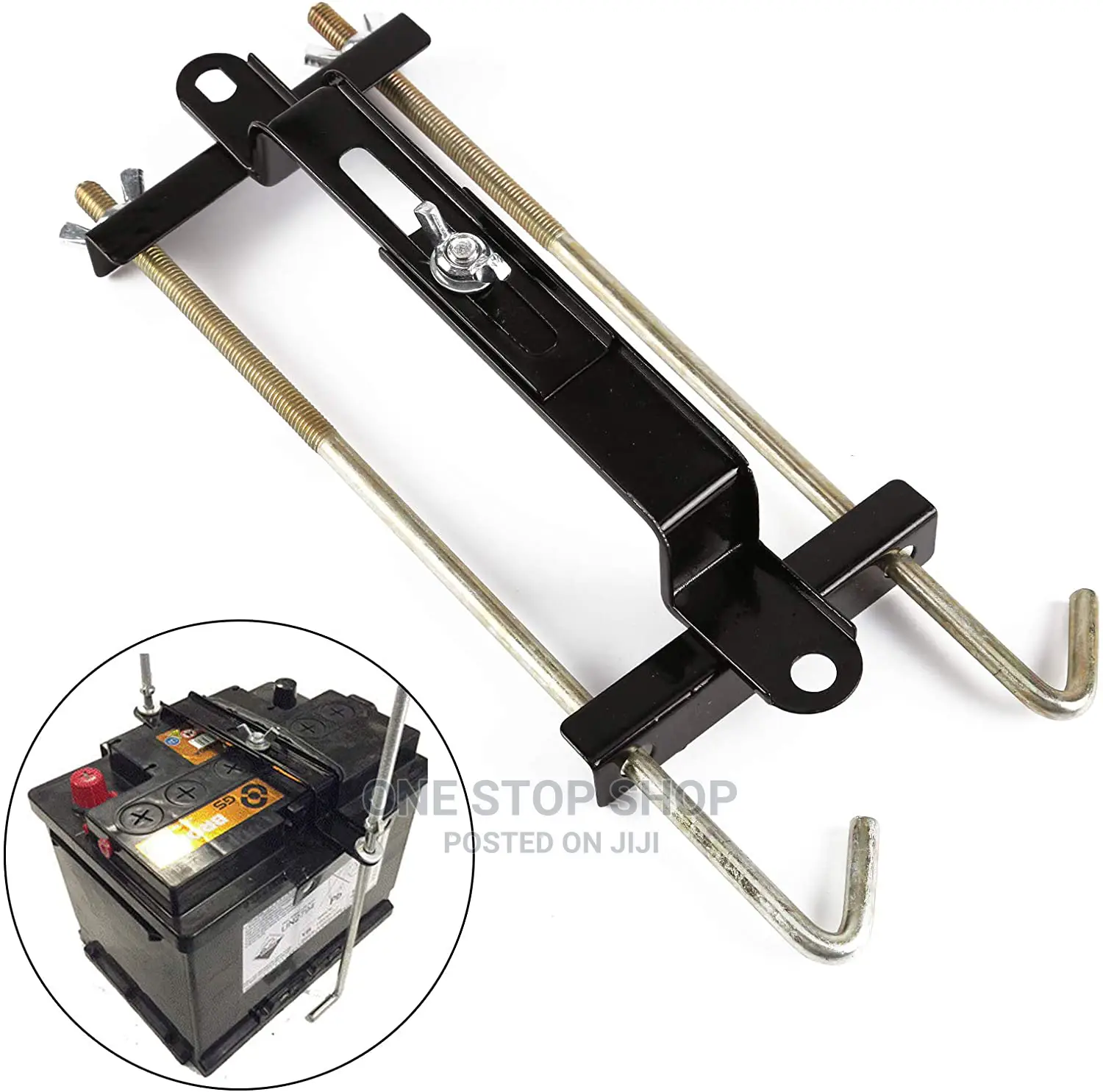 Adjustable Universal Battery Hold Down Clamp