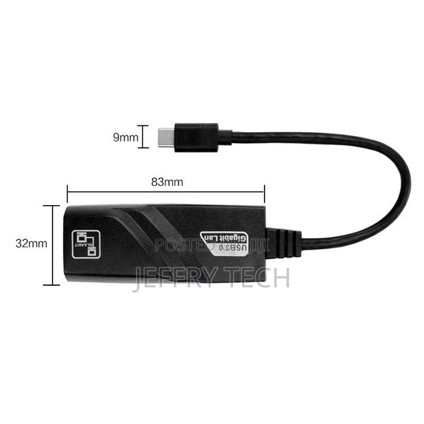 USB 3.1 Laptops Desktops Type C Gigabit RJ45 LAN - thumbnail 4