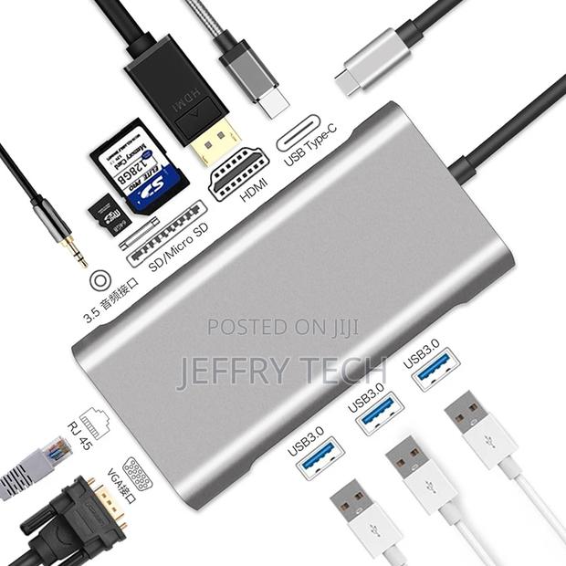 10-In-1 Type C to HD Multi-Function Docking Station Usb Hub