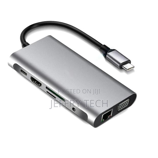 10-In-1 Type C to HD Multi-Function Docking Station Usb Hub - thumbnail 3