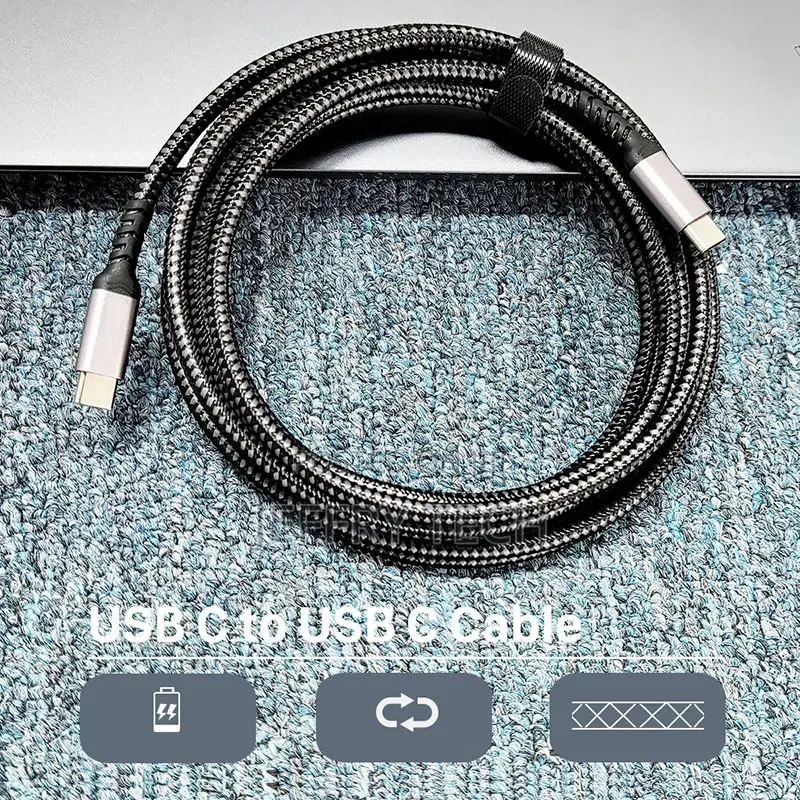 High Quality Type-C to Type-C With Pd Function Cable 100w Ty