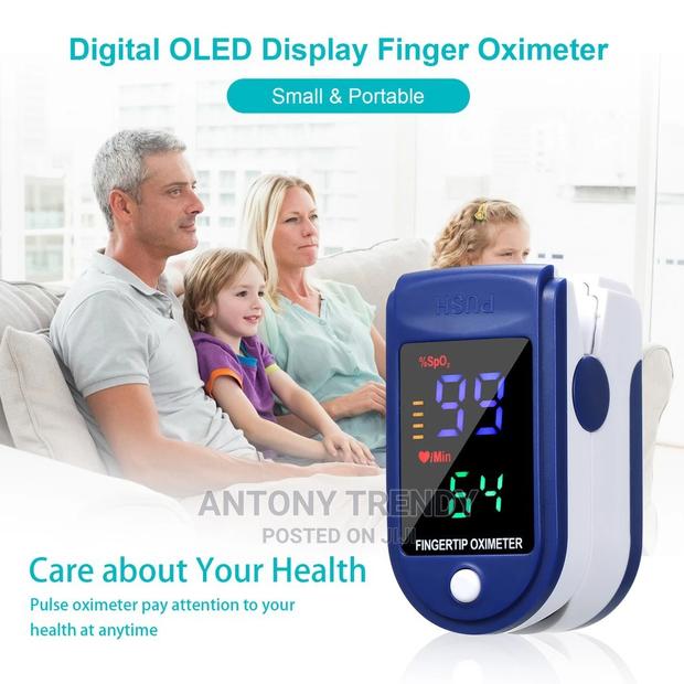 Fingertip Pulse Oximeter Blood Oxygen Spo2 Sports
