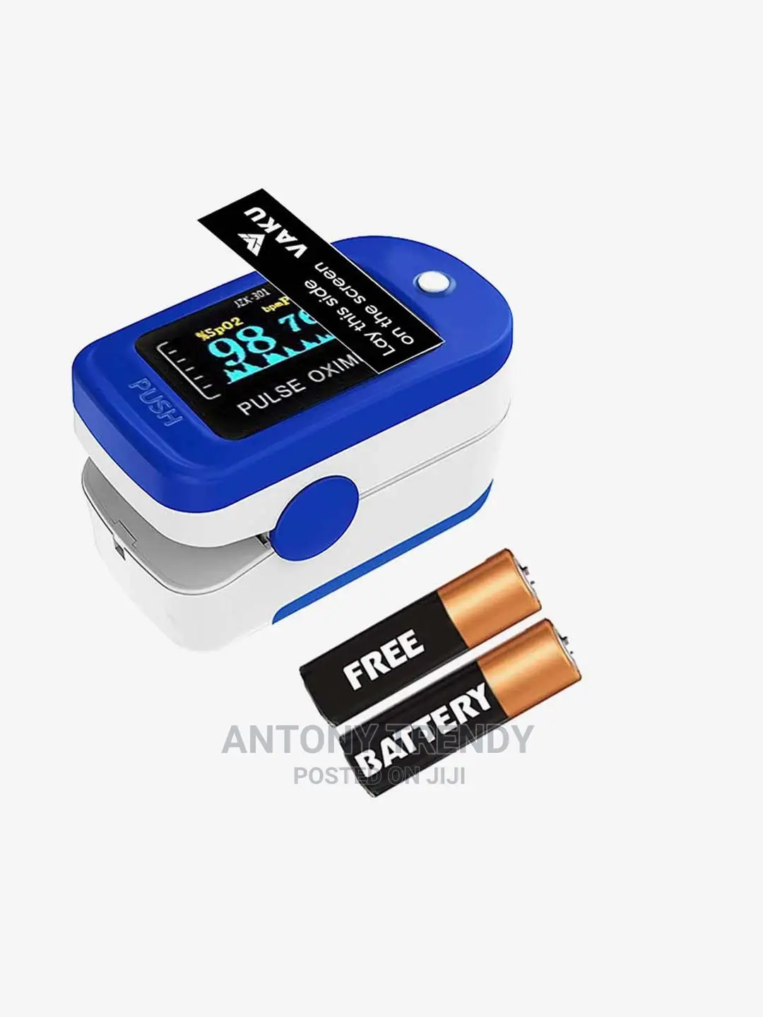 Pulse Oximeter Fingertip Blood Oxygen Saturation Monitor