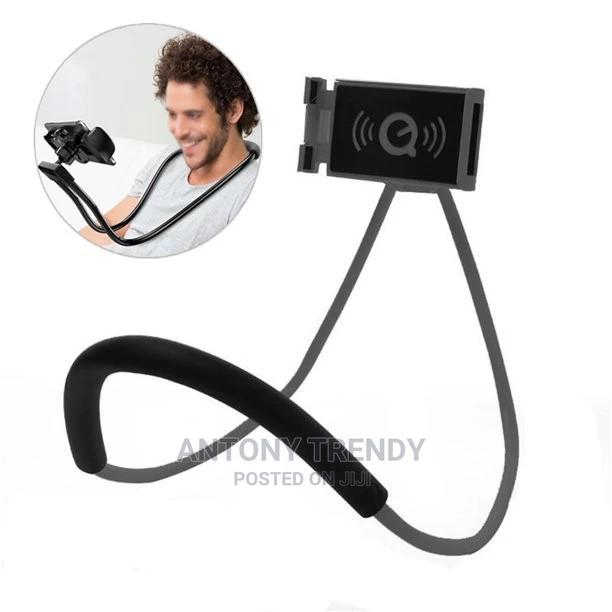 Flexible Mobile Phone Holder Hanging Neck Lazy Necklace - thumbnail 3