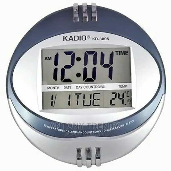 Quality Wall and Table Clock Kadio 3806N Digital