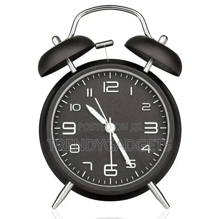 Modern Twin Bell Alarm Table Clock