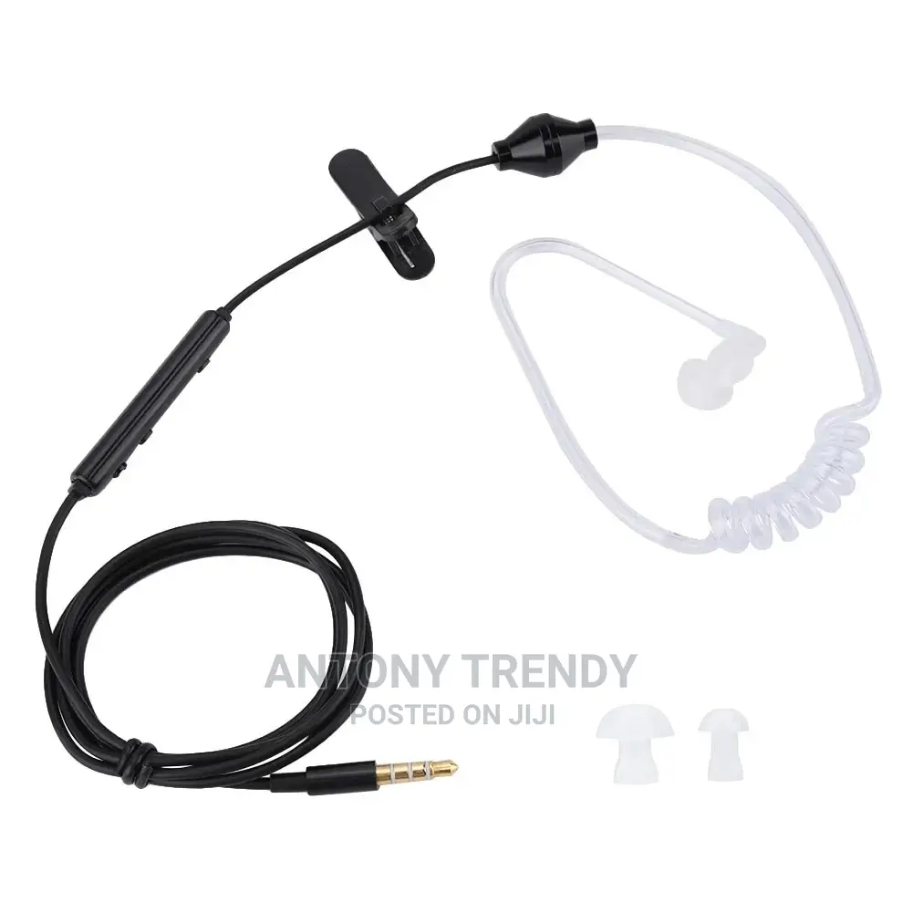 Anti-Radiation Fbi Earpiece Mono in-Ear Earphone, 3.5mm