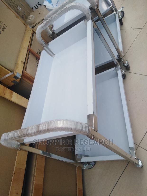 Serving Food Trolley 2-Tier Deep Shelving Imported - thumbnail 2