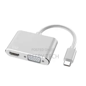 USB Type C to Hdmi/Vga/ 3.1 C Hub Adapter