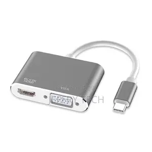 USB Type C to Hdmi/Vga/ 3.1 C Hub Adapter