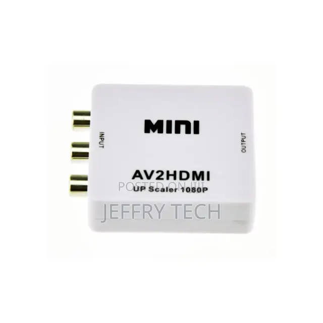 1080P HD Mini Rca AV to HDMI Adapter Converter Av2hdmi for H