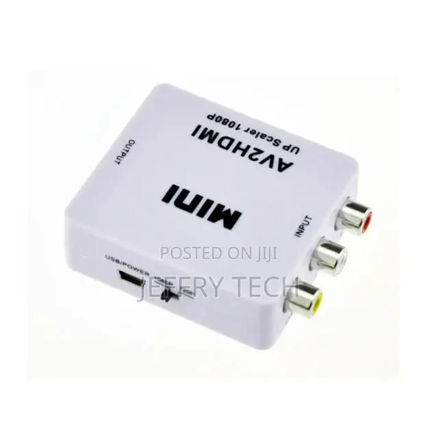 1080P HD Mini Rca AV to HDMI Adapter Converter Av2hdmi for H