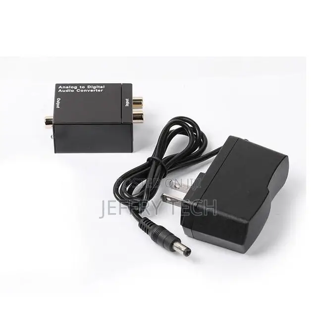 Analog to Digital Audio Converter Analog RCA to Digital Opti