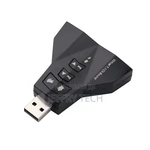 VISION 7.1CH Virtual USB Soundcard Adapter With Dual Speaker