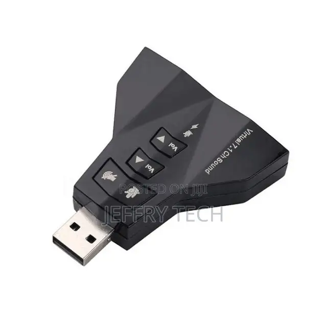 VISION 7.1CH Virtual USB Soundcard Adapter With Dual Speaker