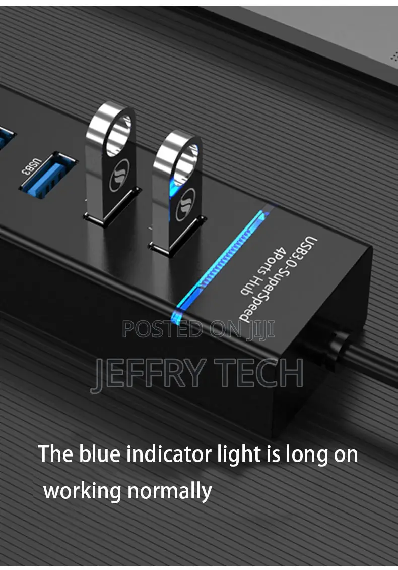 New Arrival 4 Ports USB 3.0 Desktop PC Laptop Adapter USB HU