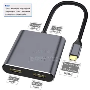 4K Type C USB HUB Hdmi Splitter for New Laptops