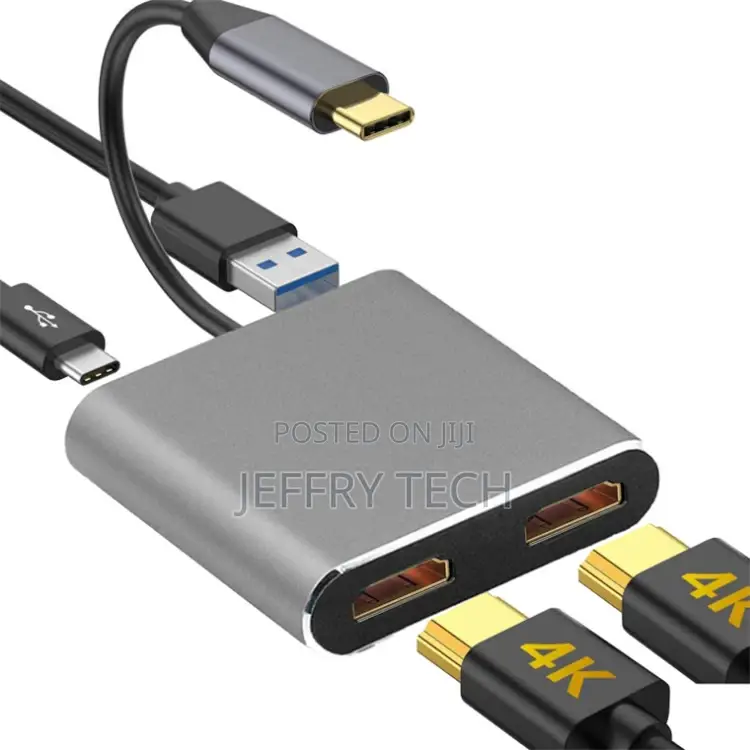 4K Type C USB HUB Hdmi Splitter for New Laptops