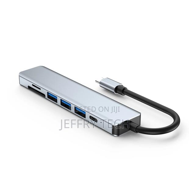 5 Ports Multimedia 4K C 5 IN 1 Type C With SD TF Card Reader - thumbnail 3