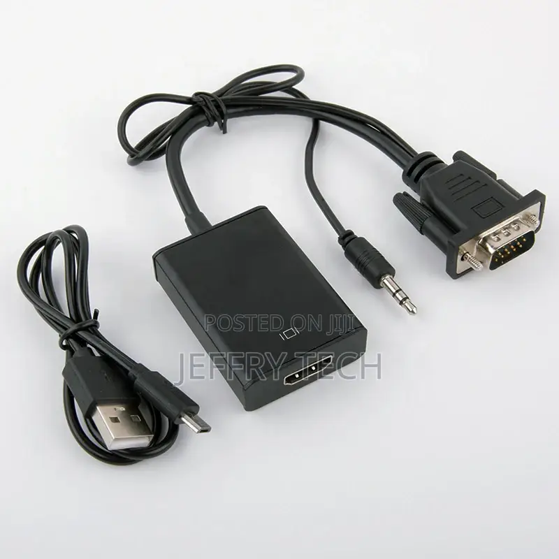 Male to Female Vga Para to Hdmi Convertor Vga to Hdmi Adapte