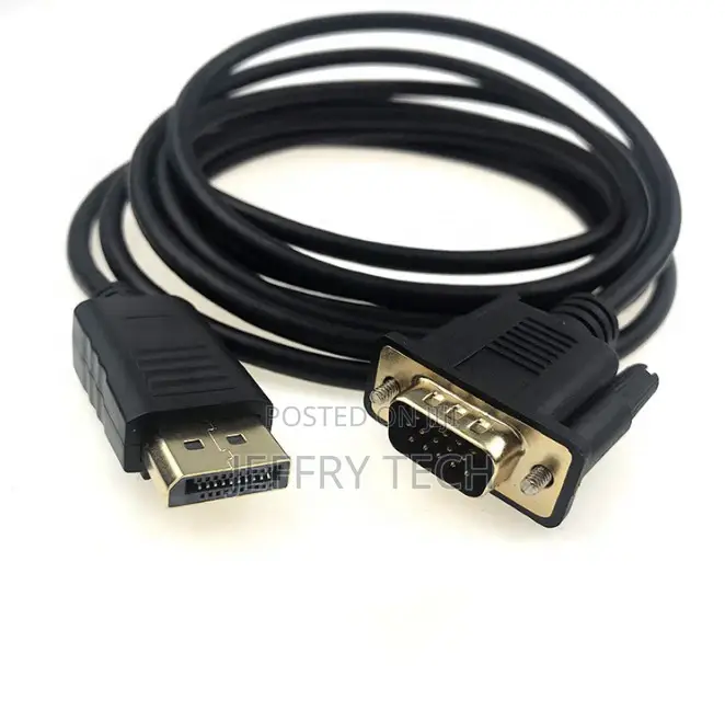 Displayport DP V1.1 to VGA Male to Male 10.8gbps DP to VGA