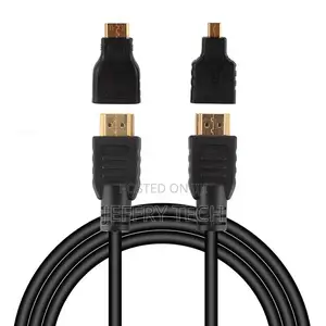 1.5m 1080p Gold Plated 3 in 1 Hdmi Male to Male Audio Video