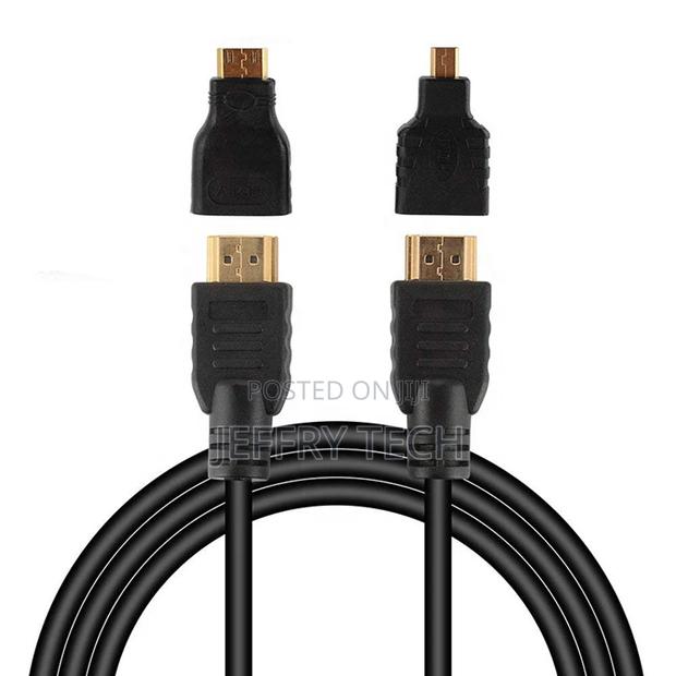 1.5m 1080p Gold Plated 3 in 1 Hdmi Male to Male Audio Video - thumbnail 4