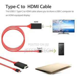 2m 4k Usb 3.1 Typ C to Hdmi Converter Cables Usb Type C to H