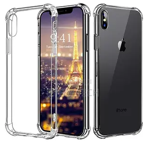 Silicon Cell Phone Anti-Shock Phone Case for iPhone X