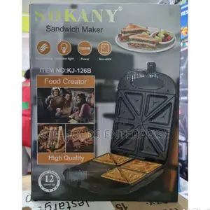 Brand New Sokany 4 Slice Sandwich Maker
