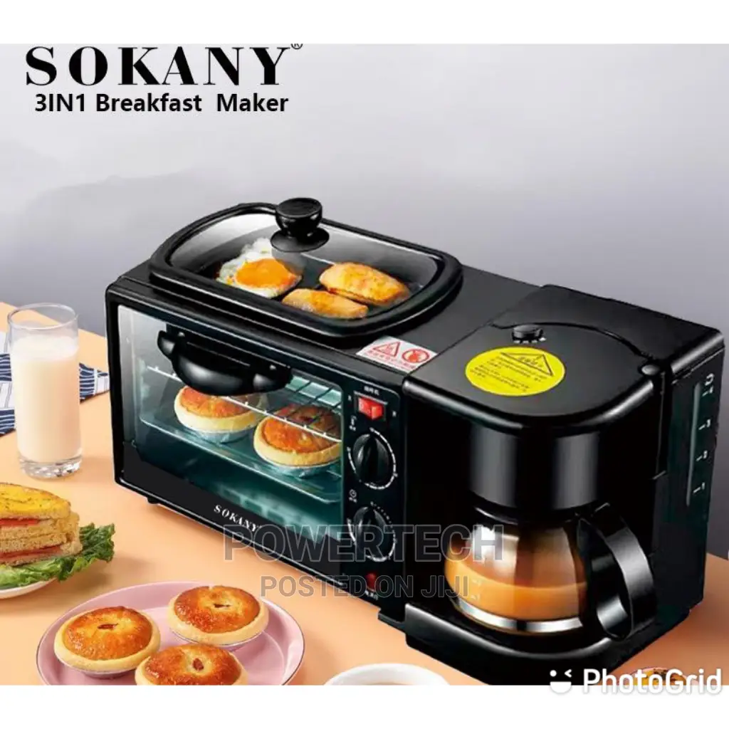 Sokany 3 in 1 Breakfast Maker