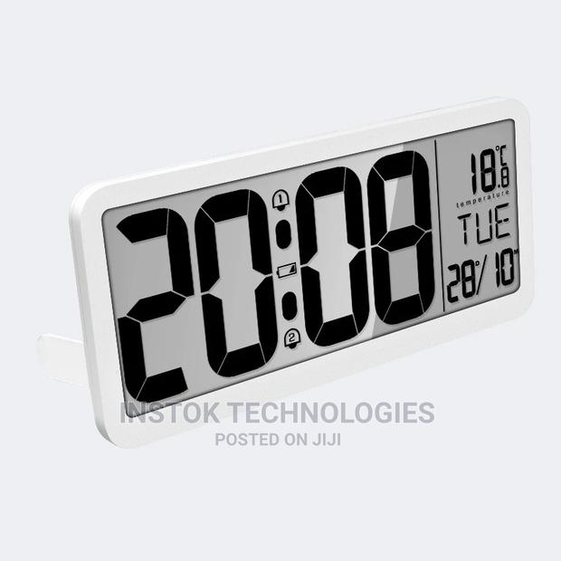 14 Inch LCD Digital Wall Alarm Clock Large With Dual Alarm - thumbnail 6