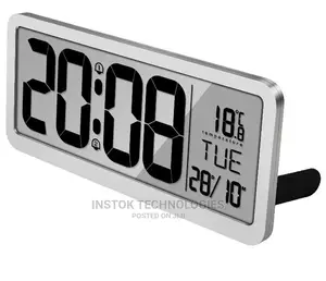 14 Inch LCD Digital Wall Alarm Clock Large With Dual Alarm