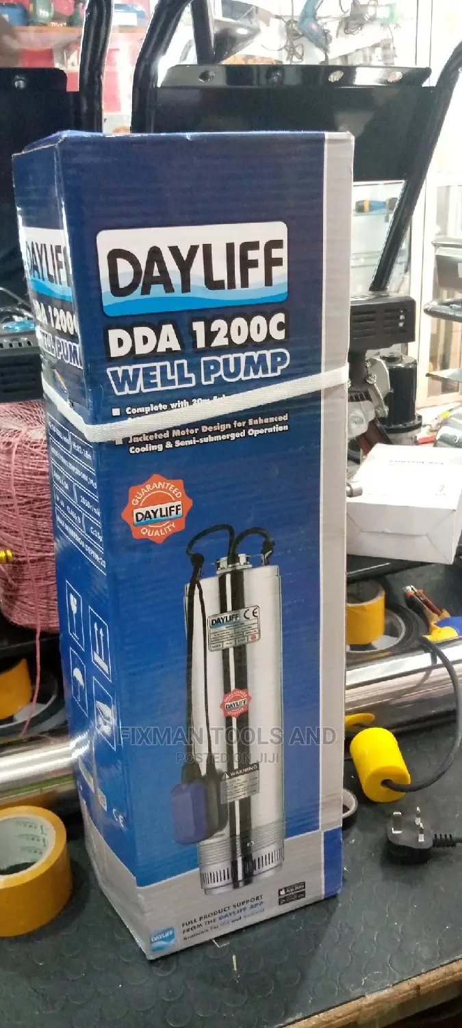 New Dayliff Dda 1200C Well Submissive Water Pump 1.25 Hp in Nairobi