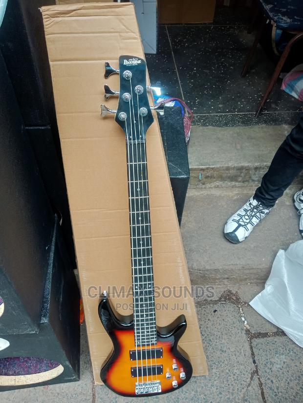 Ibanez Bass Guitar 5 String Sunburst