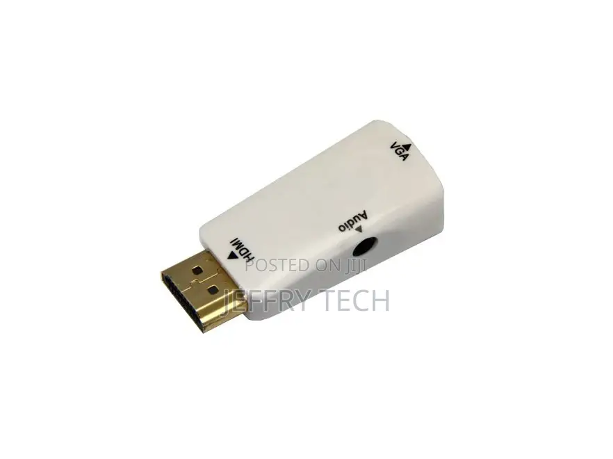 HDMI Male to VGA 15 Pin Female Adapter HD 1080P Audio Cable