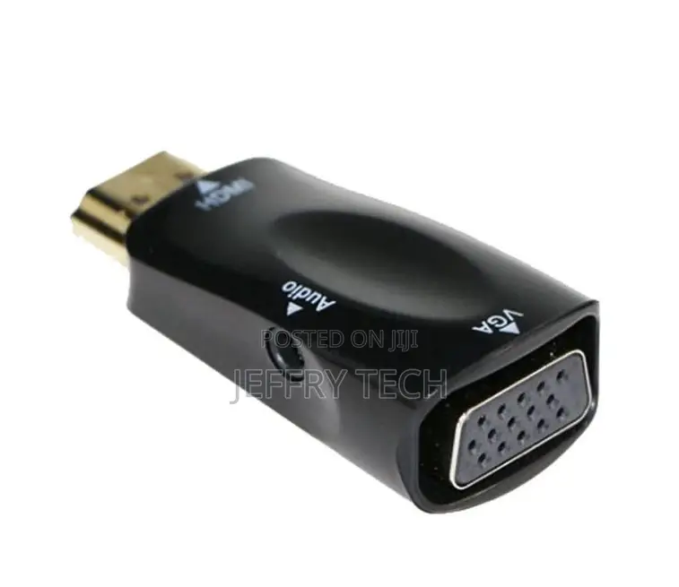 HDMI Male to VGA 15 Pin Female Adapter HD 1080P Audio Cable