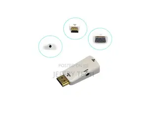 HDMI Male to VGA 15 Pin Female Adapter HD 1080P Audio Cable