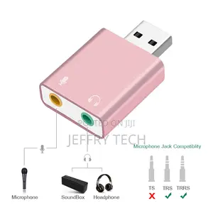 External USB Sound Card Portable HIFI Magic Voice 7.1CH Micr